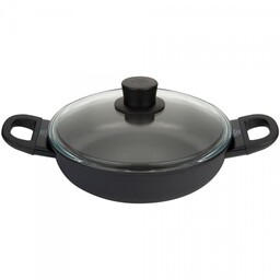 Ballarini Patelnia Głęboka 2H + Pokrywka 24 Cm