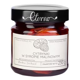 Cytrynki w syropie malinowym Eterno 230g