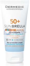 Dermedic Sunbrella SPF50+ krem ochronny UV+IR skóra tłusta