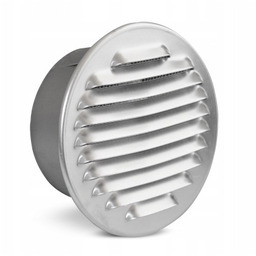 Kratka UELA-AL fi 100 mm aluminiowa czerpnia wyrzutnia