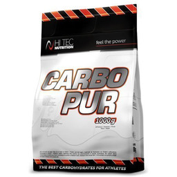 HI TEC, Odżywka białkowa, Carbo PUR, 1000g, pomarańcz