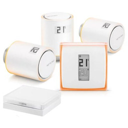 NETATMO Termostat + głowice termostatyczne NBU-NTH-NAV-EU Wi-Fi Zyskaj
