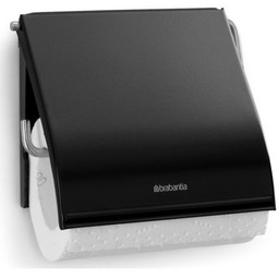 BRABANTIA Uchwyt na papier toaletowy 108600 Classic Czarny