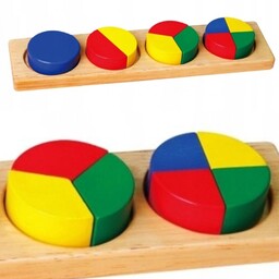 Dla Rocznego Dziecka Drewniana Układanka Matematyczna Klocki