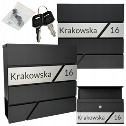 Duża Skrzynka Na Listy Z Adresem Numerem Domu