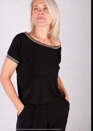 CZARNY KOMBINEZON DAMSKI PLUS SIZE XXXL PREZENT