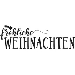 Rayher 29149000 Pieczątka "fröhliche Weihnachten"