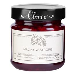 Maliny w syropie Eterno 220g