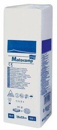 Matocomp Kompresy niejałowe z gazy 7,5 x 7,5