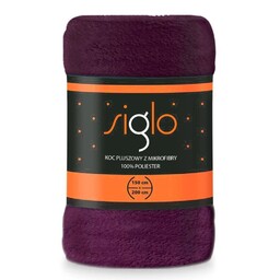 Faro Koc narzuta z mikrofibry 220x200 Siglo fioletowy