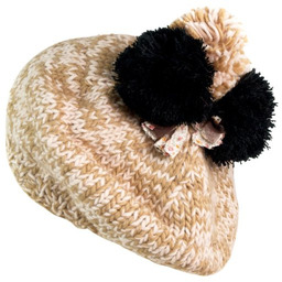Beret Trzy Pompony