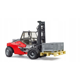 Bruder 02513 Wózek widłowy Linde HT160 akcesoria