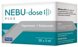 NEBU-dose PLUS 3% roztwór soli z kwasem hialuronowym