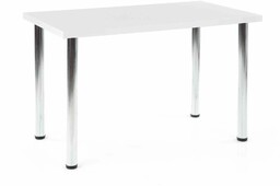 Stół modex 120 biały / chrom (120x68 cm)