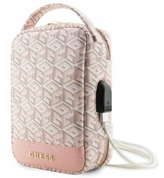 Guess Torba Guhbhgcfsep Organizer różowy/pink GCube Stripe