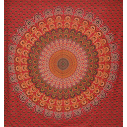 Indyjska Narzuta XXL batik orient Mandala bawełna