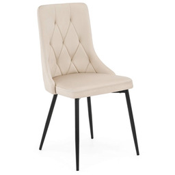 Krzesło tapicerowane DC-7225 welur beż #5