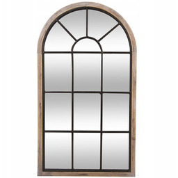 Lustro W Drewnianej Ramie Okno Styl VINTAGE106cm