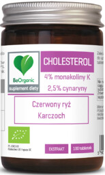 BE ORGANIC Tabletki Na Prawidłowy Poziom Cholesterolu Bio