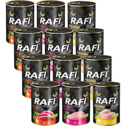 RAFI Cat Adult Mix Smaków 12x400g