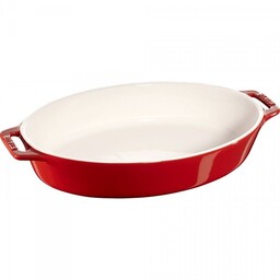Staub Owalny Półmisek Ceramiczny 2.3l Czerwony Cooking