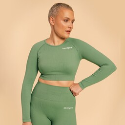 BeastPink Damski Crop Top Hyper Olivine