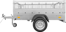 Przyczepka jednoosiowa 200x125 UNITRAILER GARDEN 201 KIPP