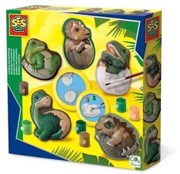 Odlewy gipsowe + farby Jaja dinozaura - SES