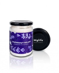 Magnezowa sól do kąpieli, Lawendowy relaks, 540 g,