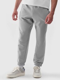 Spodnie joggery dresowe męskie 4F 4FRAW24TTROM1171-27S Szary