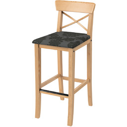 Pokrowiec na krzesło barowe Ingolf z tapicerowanym siedziskiem,