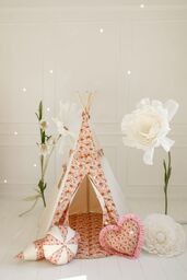 Namiot indiański tipi dla dzieci "Wiosenny ogród"
