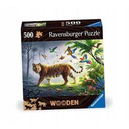 Puzzle Drewniane 500 Tygrys