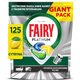 Fairy Platinum All In One Lemon 125szt Kapsułki