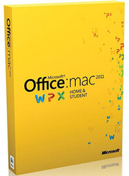 Microsoft Office 2011 Home and Student 1PC MAC