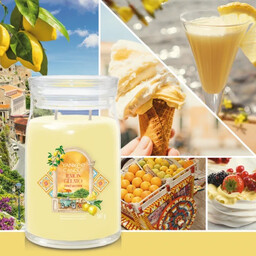Świeca zapachowa Yankee Candle Signature DUŻA - Lemon