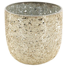 EUROFIRANY Świecznik stojący Melia 435110 Złoty