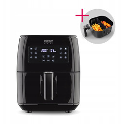 Caso AF660 Duplex Frytkownica beztłuszczowa 1700W, czarna, 6L,