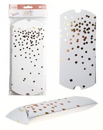 Pudełka na prezenty Golden Dots 21x10cm 5 sztuk