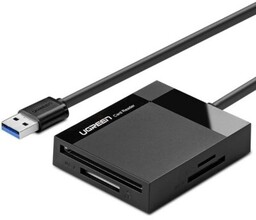 UGREEN Czytnik kart pamięci USB 3.0 1m Czarny