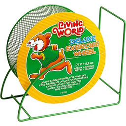 Living World Deluxe metalowy wirnik dla chomików, zielony