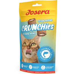 JOSERA Crunchies with Salmon Chrupiąca przekąska dla kotów