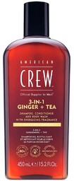 3-in-1 Ginger + Tea szampon odżywka i żel
