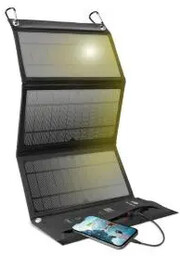 SBS panel solar 21W 2xUSB-A Czarny Ładowarka solarna