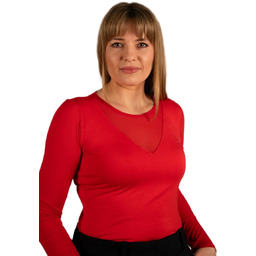 Elegancka bluzka damska z długim rękawem GINGER