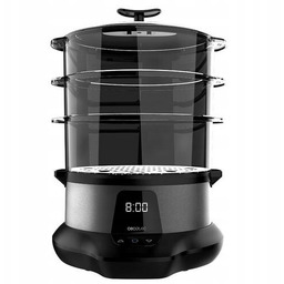 Cecotec Parowar Vapovita 3000 Pro Czarny 1l 1000W