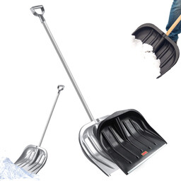 Zestaw do odśnieżania łopata do śniegu trzon drewniany