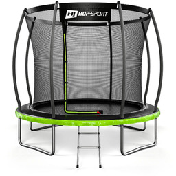 Trampolina ogrodowa 8ft (244cm) pumpkin - czarno-zielona