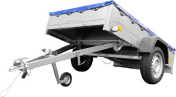 Przyczepka lekka 200x125 UNITRAILER GARDEN 201 KIPP