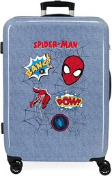 Marvel Spiderman Denim Kabinentrolley, NIEBIESKI, única, Średnia walizka